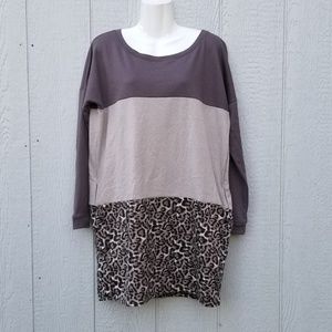 Ellison Colorblock LS Dress Large